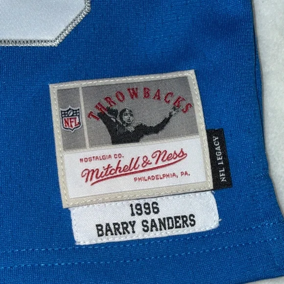 Mitchell & Ness Kids Blue and Silver Jersey